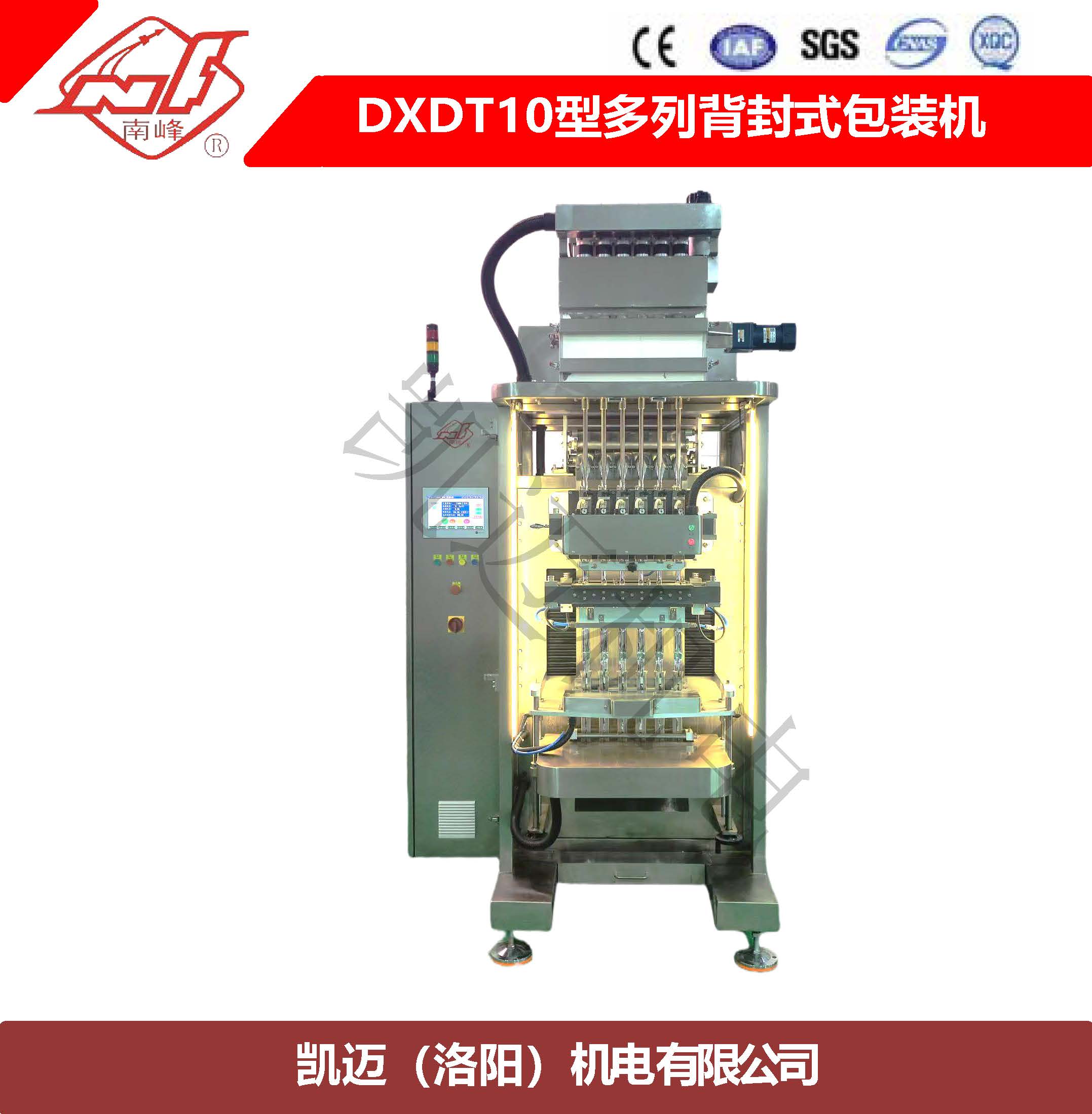 DXDT10型多列背封式包装机